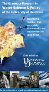 UD Interdisciplinary Graduate Program in Water Science and Policy (2011)